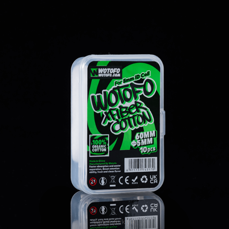 Wotofo Disposable Vape - Wotofo Kimlik bobini için xfiber pamuk 5mm kalınlığında 10 adet 8V64348