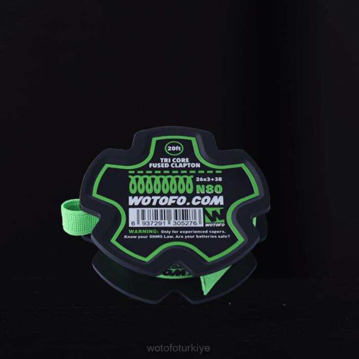 Wotofo Disposable Vape - Wotofo önceden oluşturulmuş tel makara üç çekirdekli kaynaşmış clapton 8V64358
