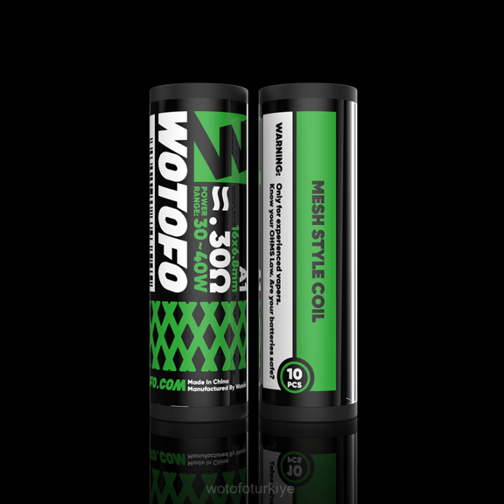 Wotofo Disposable Vape - Wotofo örgü tarzı bobin orijinal 0.18ohm 10 adet 8V64338