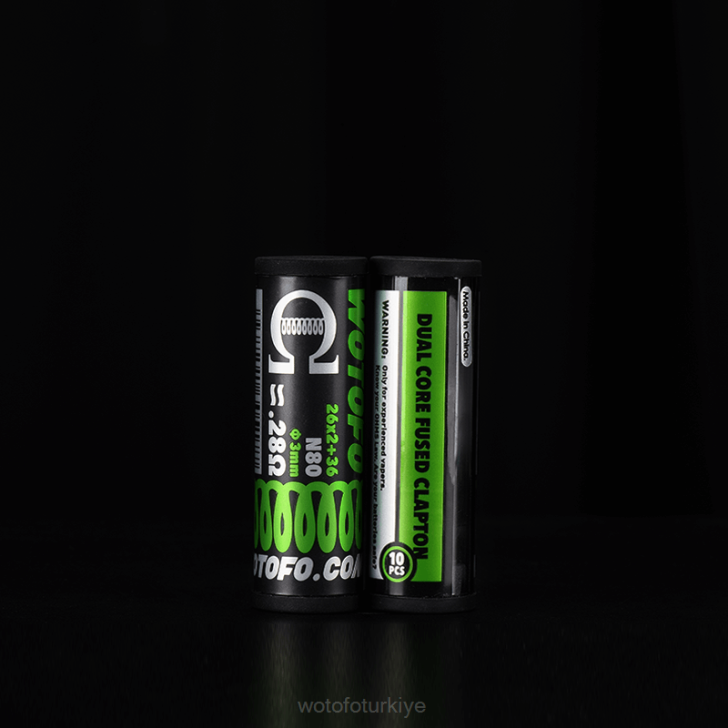 Wotofo Elektronik Sigara - Wotofo önceden oluşturulmuş bobinler çift ​​çekirdekli sigortalı clapton 0.28 ohm 10 adet 8V64314