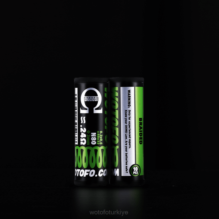 Wotofo Elektronik Sigara - Wotofo önceden oluşturulmuş bobinler çift ​​çekirdekli sigortalı clapton 0.28 ohm 10 adet 8V64314