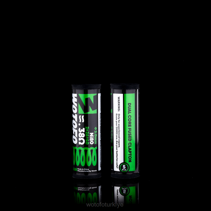 Wotofo Elektronik Sigara - Wotofo önceden oluşturulmuş bobinler çift ​​çekirdekli sigortalı clapton 0.28 ohm 10 adet 8V64314