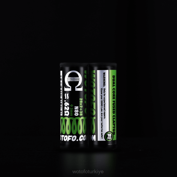 Wotofo Elektronik Sigara - Wotofo önceden oluşturulmuş bobinler çift ​​çekirdekli sigortalı clapton 0.28 ohm 10 adet 8V64314