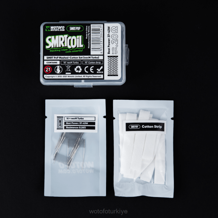 Wotofo Flavors - Wotofo SMRT pnp file-pamuklu takım nexmesh turbo 8V64339