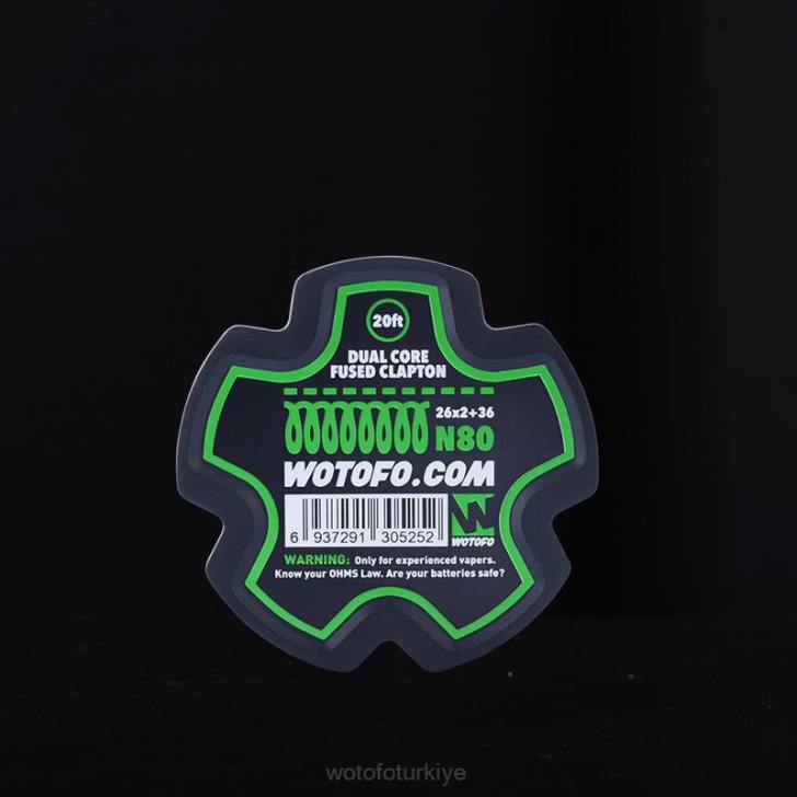 Wotofo Istanbul - Wotofo önceden oluşturulmuş tel makara çift ​​çekirdekli sigortalı clapton - 26*2+36 8V64353