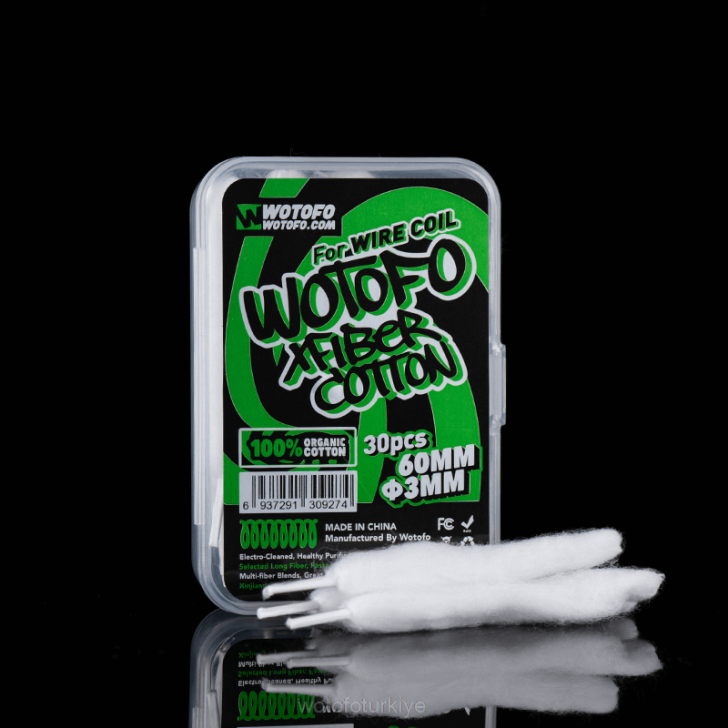 Wotofo Price - Wotofo xfiber pamuk 3mm-30 adet kalınlığında 8V64316