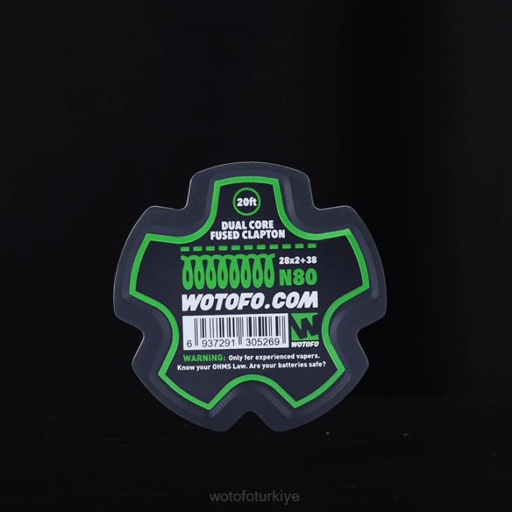Wotofo Shop Online - Wotofo önceden oluşturulmuş tel makara çift ​​çekirdekli sigortalı clapton - 28*2+38 8V64345