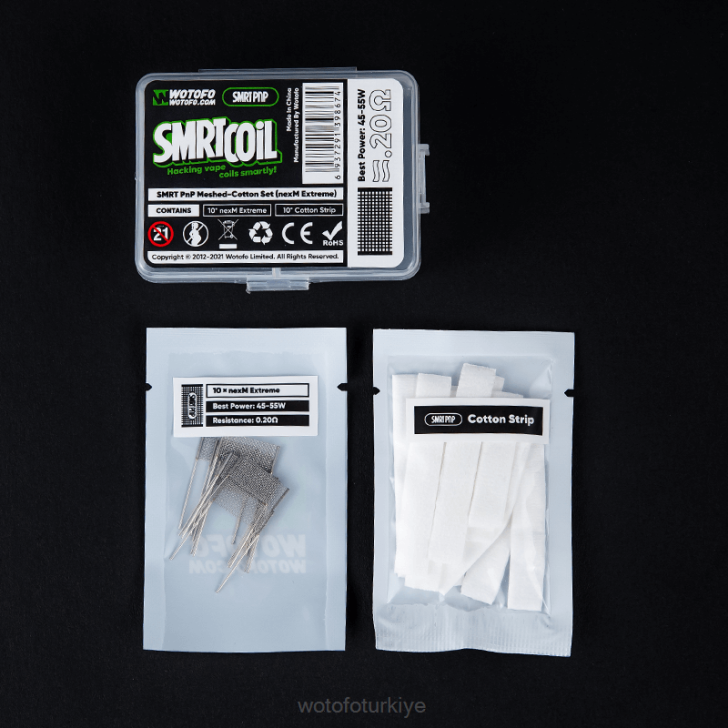 Wotofo Vape Review - Wotofo SMRT pnp file-pamuklu takım nexmesh sakin ol 8V64317