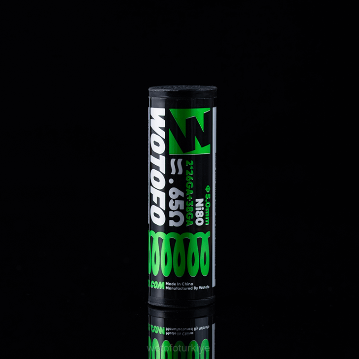 Wotofo Vape Review - Wotofo kimlik önceden oluşturulmuş bobin çift ​​çekirdekli sigortalı clapton 0.65ohm 5mm 5 adet 8V64347