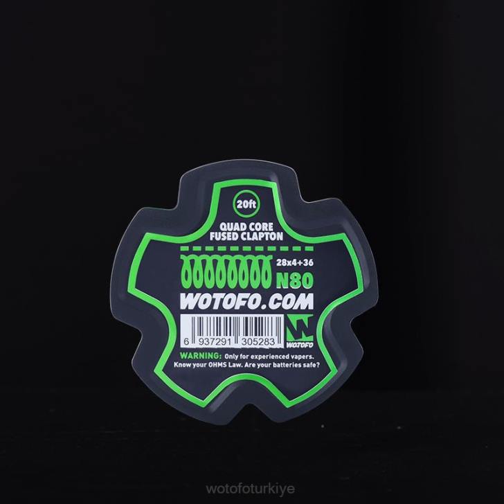 Wotofo Vape Review - Wotofo önceden oluşturulmuş tel makara dört çekirdekli kaynaşmış clapton 8V64357
