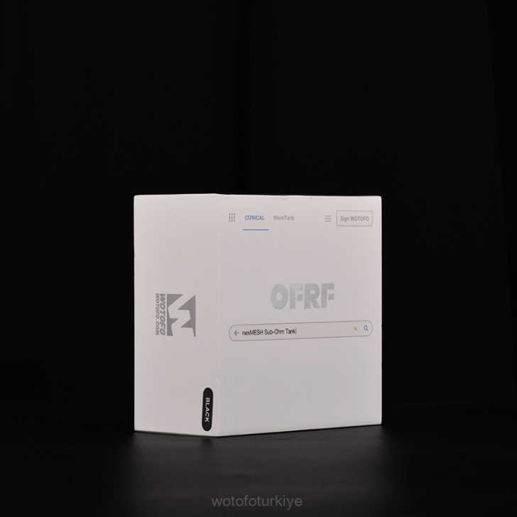Wotofo Disposable Vape - Wotofo NEXMESH alt ohm tankı siyah 8V64288