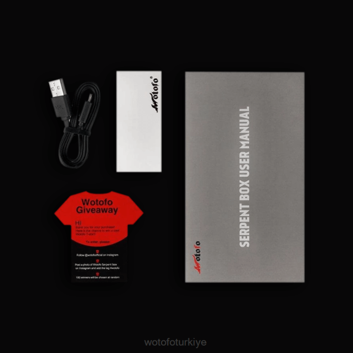 Wotofo Disposable Vape - Wotofo SERPENT 50w kutu modu gümüş 8V64128
