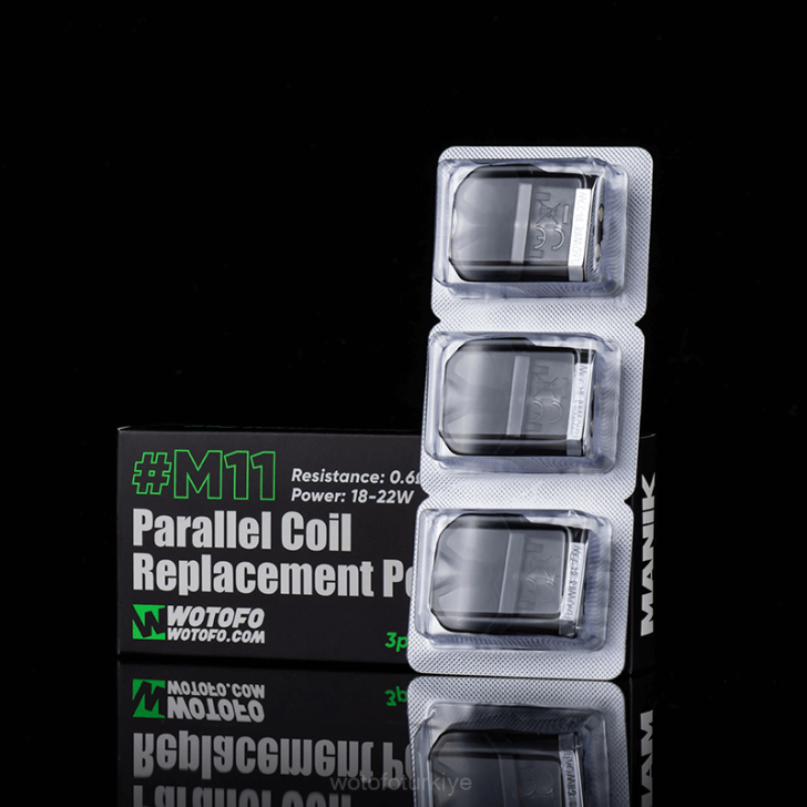 Wotofo Disposable Vape - Wotofo MANIK mini yedek bölme m12 nexmesh bobini yerleşik 3 adet 8V6488